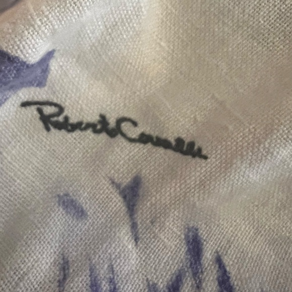 ROBERTO CAVALLI 🇮🇹 rare Vintage Floral zippered collored Brooch Jacket/Top - Picture 5 of 11